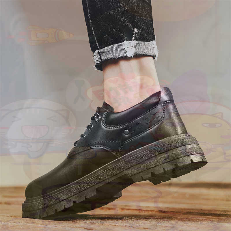 Tech Accessories For Men - Dark Natural Leather Fashion Trainers Tennis