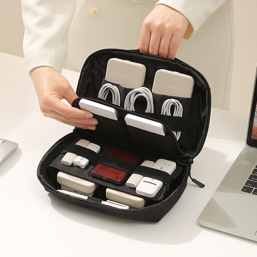 Tech Accessories For Men - Portable Travel Cord Organizer Electronic Storage