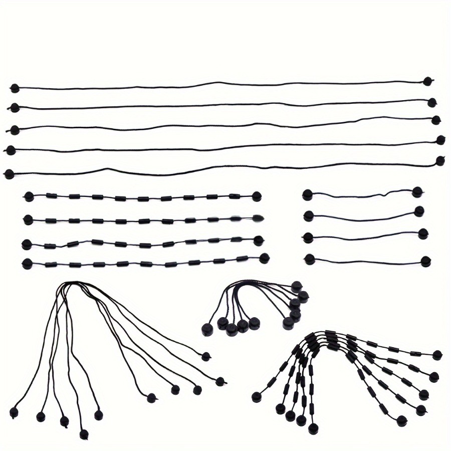 Tech Accessories For Men - 5pcs Black Spider Silk Rope Connectors,