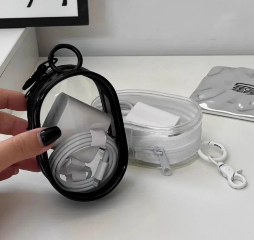 5PCS Transparent Portable Zipp - огляд і ціна Tech Accessories For Christmas