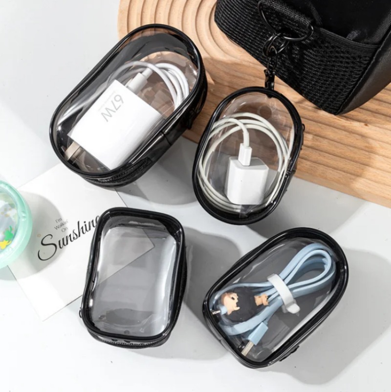 5PCS Transparent Portable Zipp - огляд і ціна Tech Accessories For Christmas
