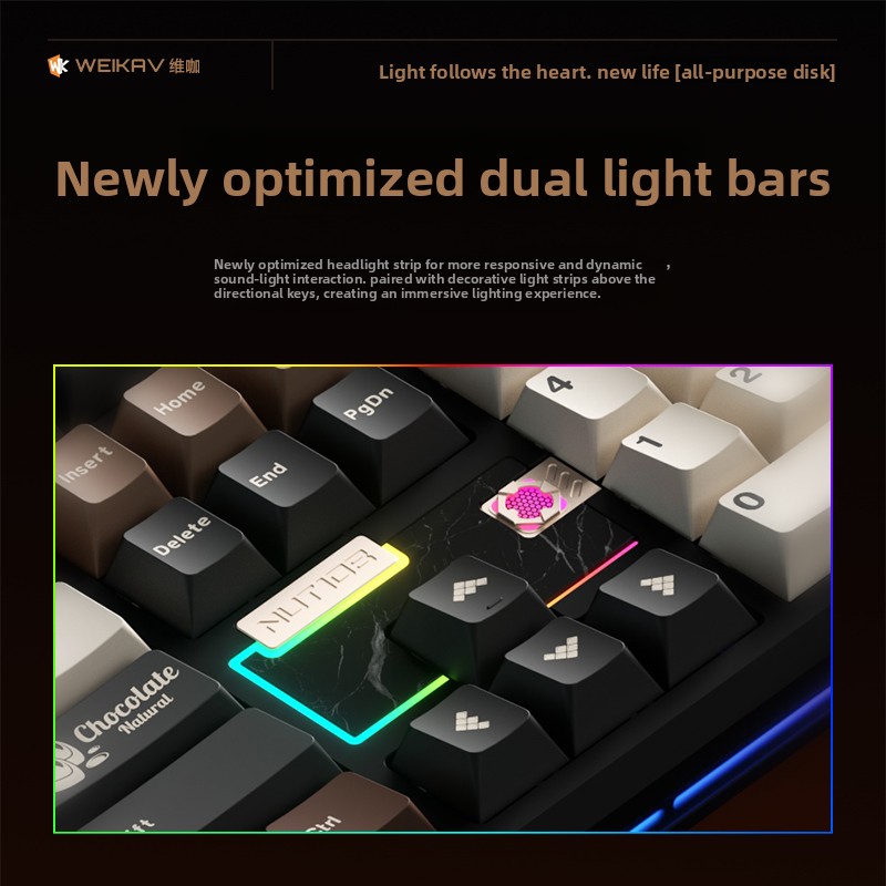 WEIKAV NUT108 Mechanical Keybo - огляд і ціна Tech Gaming Accessories