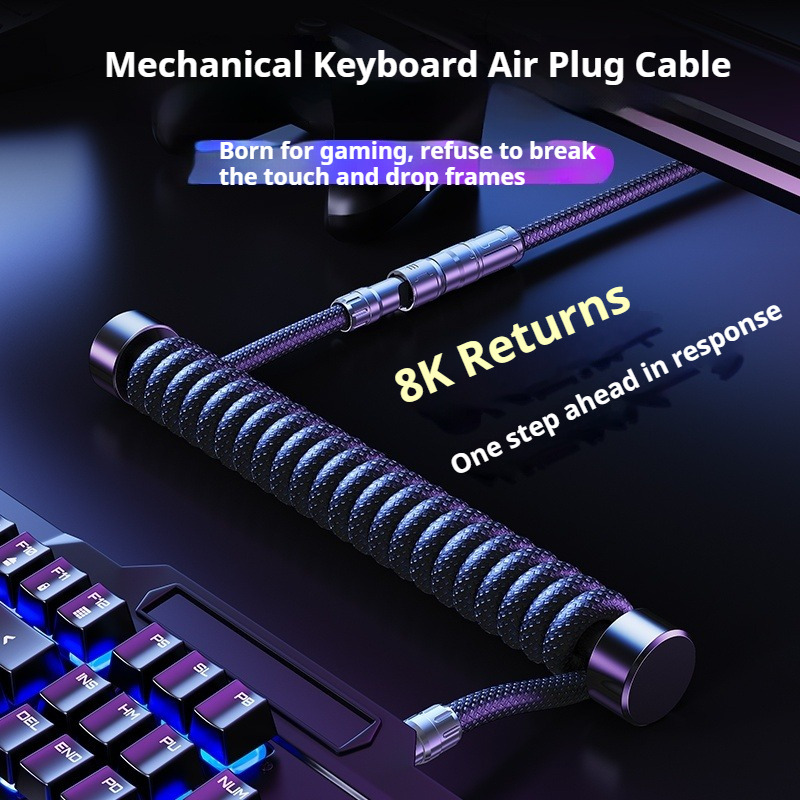 Eary 1.2m Coiled Keyboard Cabl - огляд і ціна Tech Gaming Accessories