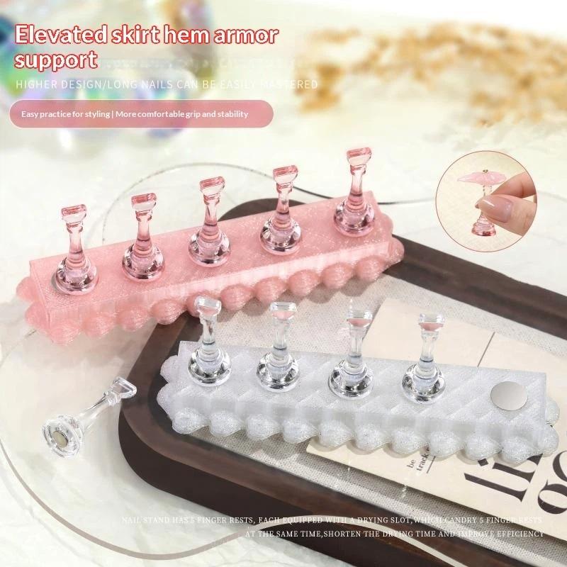 6Pcs/set Nail Holder Aurora Na - огляд і ціна Tech Accessories Stand