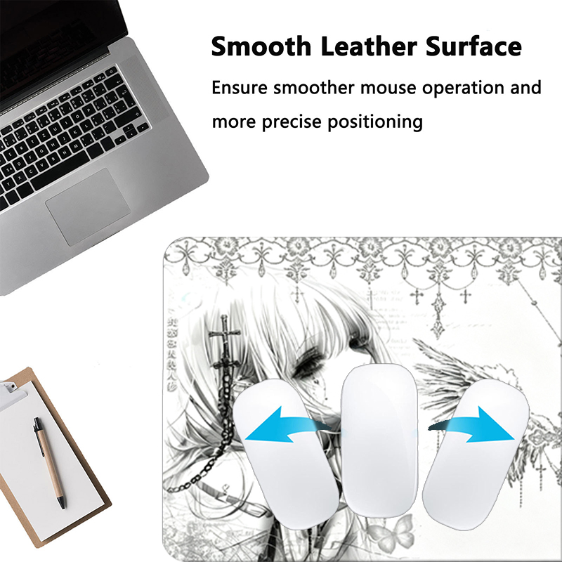 Leather Mousepad Black White A - огляд і ціна Tech Gaming Accessories
